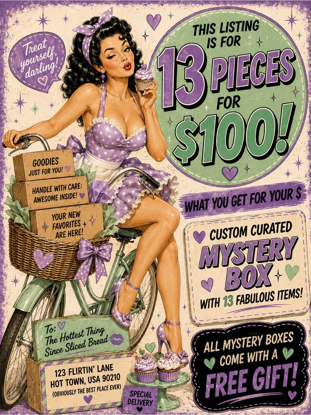 Custom Curated Mystery Box | Personal Shopper | 13 Items + Free Gift!